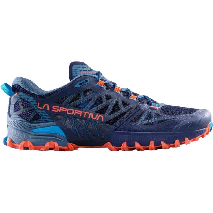 Priser på La Sportiva Mens Bushido III (Blå (DEEP SEA/CHERRY TOMATO) 46)