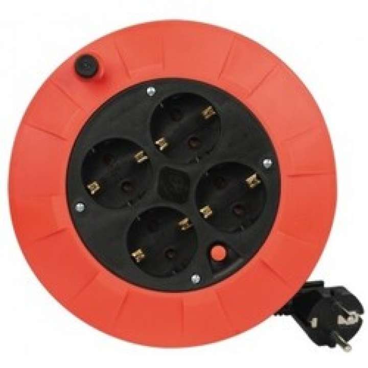 Priser på Nq Power Kabeltromle Safety Plug, H05vv-f 3x1,5mm, 5m - Ledning