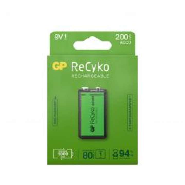 Priser på Gp Recyko Nimh 200mah 9v 1 Pack (pb)