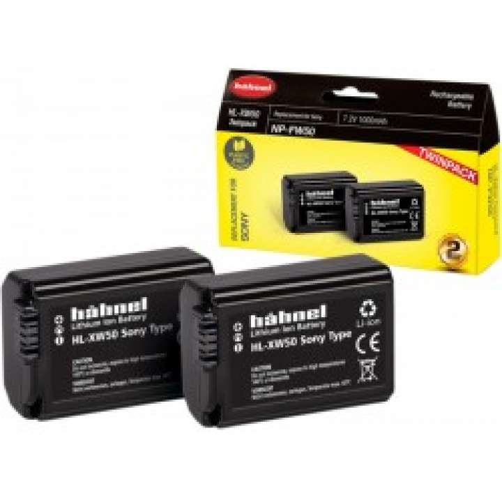Priser på Hahnel Hähnel Battery Sony Hl-xw50 Twin Pack - Batteri